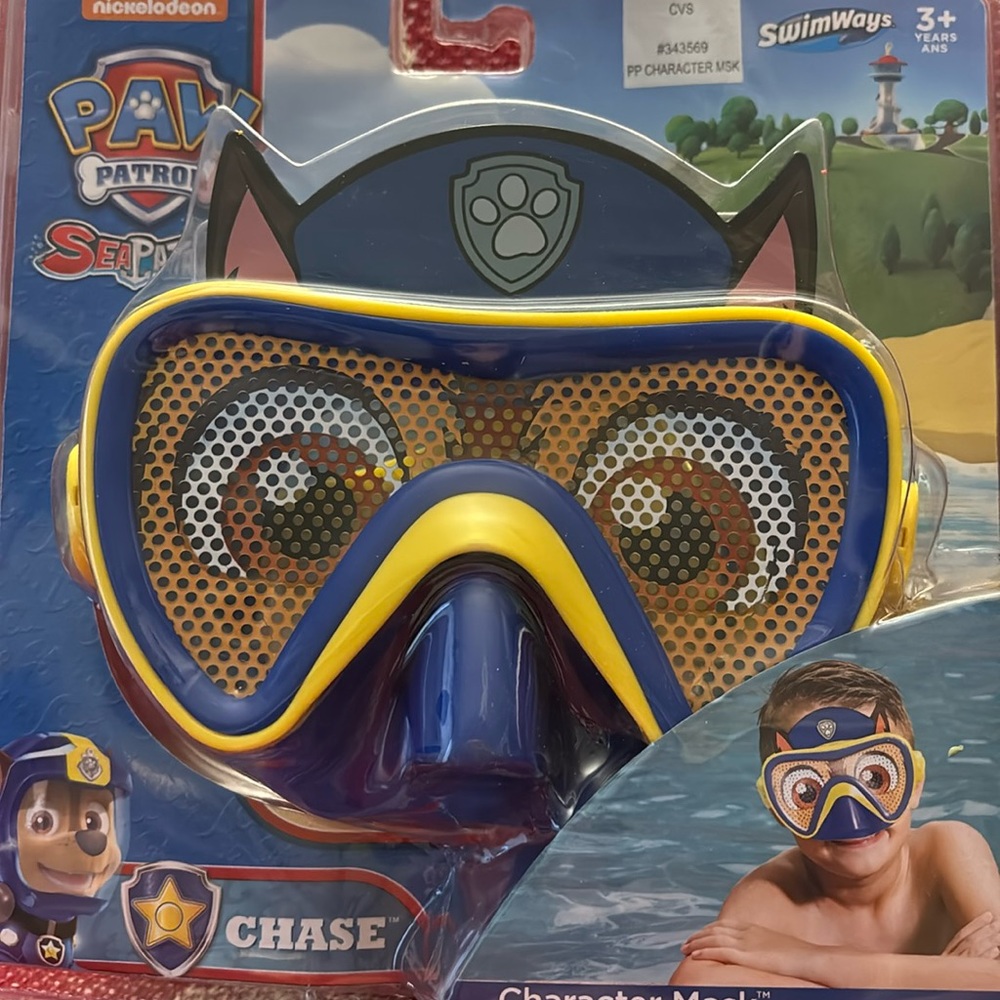 NICKELODEON~SWIMWAYS~PAW PATROL~SEAPATROL~CHARACTER SWIM MASK~NIP~CHASE 3+Years